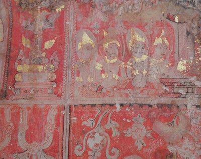 Godheden, Boom van Verlichting, Wat Ratchaburana, Ayutthaya, Thailand door Unknown